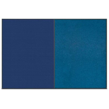 United Visual Products Enclosed Corkboard, 1 Door, 60"x36", 4" Fra UV3403-BRONZE-COBACC